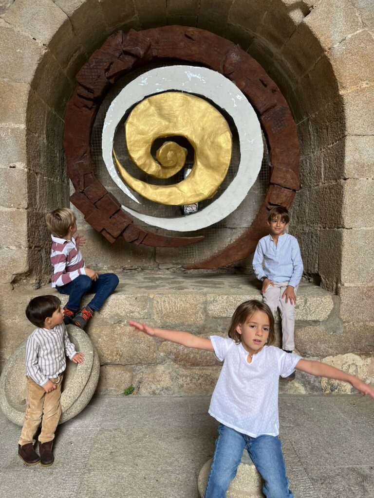 escultura tablero oca castillo de puebla